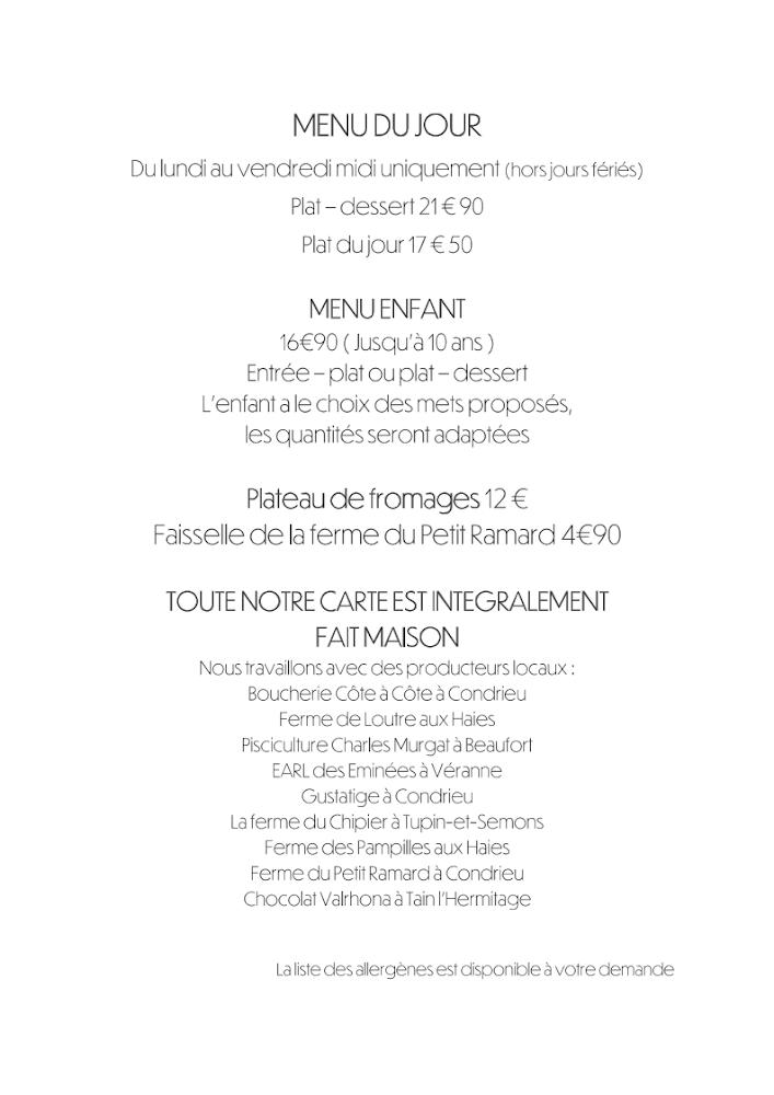 Comptoir 1940 - Menu Image 3
